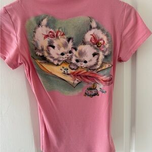 Pink Graphic T-Shirt
